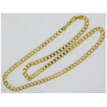 An 18in long 9ct gold necklace, 8.8g