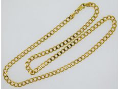 An 18in long 9ct gold necklace, 8.8g