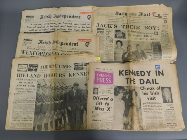 A quantity of four Irish newspapers & one other re