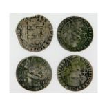 Four 17thC. Sigimunds III silver coins including a