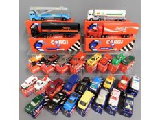 A quantity of twenty eight Corgi diecast model car