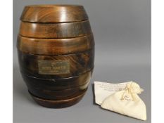 A Remy Martin Cognac "Barrel Game Collection" nove