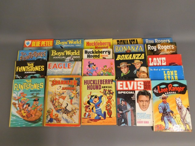 A collection of mostly TV related annuals includin