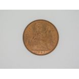 A double sided 1967 "tails" penny, 9.67g