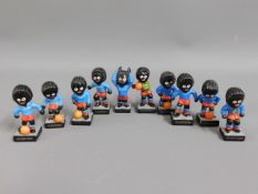 A selection of Robertson's Jam footballer figures,