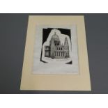 An Edward Bawden screenprint of cathedral, image s