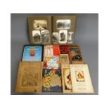 A quantity of books & vintage travel ephemera incl