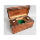 A Regency period tea caddy, 12in wide x 6.25in hig