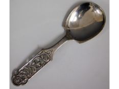 An early 20thC. Norwegian 0.830 silver spoon by Br