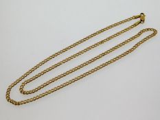 An 18.5in long 9ct gold chain, 3.9g