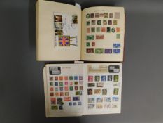 Two stamp albums