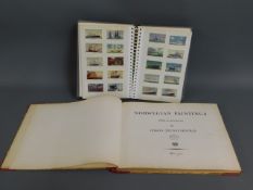 A vintage cigarette card album twinned with Norweg