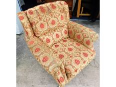 An upholstered Parker Knoll chair, some minor wear