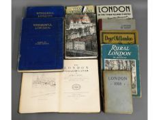 Book: London - Birds Eye View 1918 & other books r