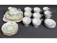 A quantity of 28 pieces of floral Grafton porcelai