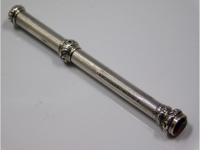 A Sampson Mordan silver pen & pencil, 19.3g