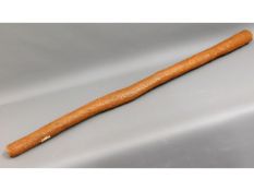 An Australian tribal art didgeridoo with incised d