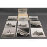 Ten Falklands Warship photographs of the naval fle