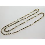 A 24in 9ct gold chain, 10.8g
