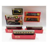 Three Hornby Dublo carriages, boxed, x2 4078 & x1