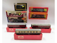 Three Hornby Dublo carriages, boxed, x2 4078 & x1