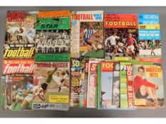 Approx. 118 football related magazines including S