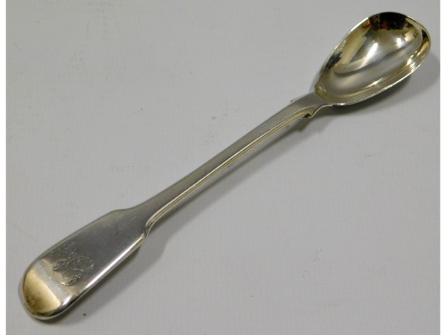 A c. 1813 George III London silver pickle spoon by
