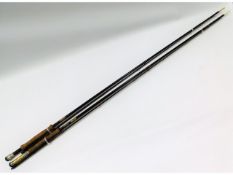 Two Hardy's Jet fly fishing rods, one 8ft 8in & th