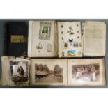 A 19thC. photo album, 36 pages, images from Cornwa