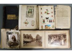 A 19thC. photo album, 36 pages, images from Cornwa