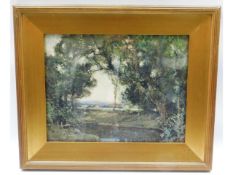 A framed Samuel John Lamorna Birch watercolour of