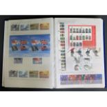 A 2000-2004 British stamp album of mostly mint stamps, face value in excess of three hundred & seven