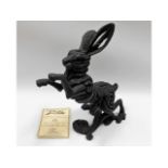 A Matt Buckley resin Hare, 42/100 limited edition,