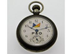 A P&O Ferry pocket watch, carries Edwardian era Am