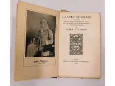 Book: Leaves Of Grass by Walt Whitman 1899