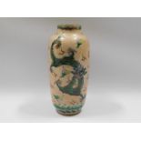 A 19thC. Chinese crackle glaze vase with dragon de