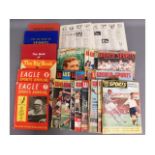 Approx. 33 Sports related annuals, boots & related