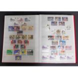 A 1976-1999 British stamp album, mostly mint including some high face value, face value of mint tota