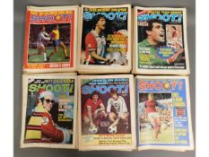 Approx. 292 Shoot football magazines 1969-1981