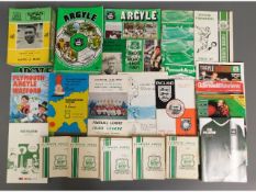 Approx. 101 Plymouth Argyle related programmes & e