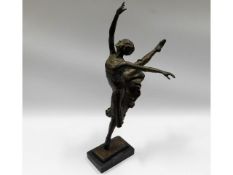 A Nathan David limited edition bronze of Italian prima ballerina, Alessandra Ferri performing "Julie