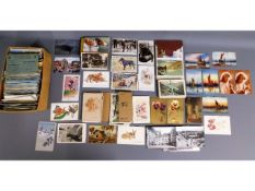Approx. 800 mixed mostly topographical postcards,