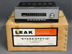 A Leak Stereofetic FM tuner unit with original box