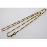 A 9ct gold chain, 15in long, 2.89g