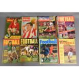 Approx. 66 Charles Buchan Football magazines 1958-