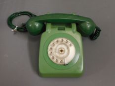 A 1970's dial telephone