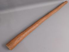 An Australian didgeridoo with incised decor, 54.5i