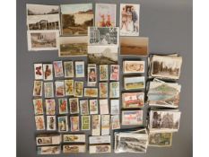 A quantity of mostly topographical postcards twinn