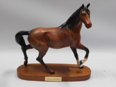 A mounted Beswick horse - Spirit of the Wind, 9.25