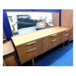 A vintage retro Austinsuite teak dressing table si